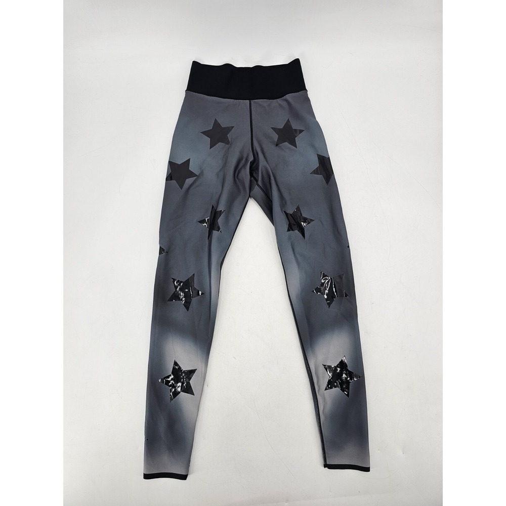 Ultracor‎ Women's Black Gray Ombré Leggings Star Size XS